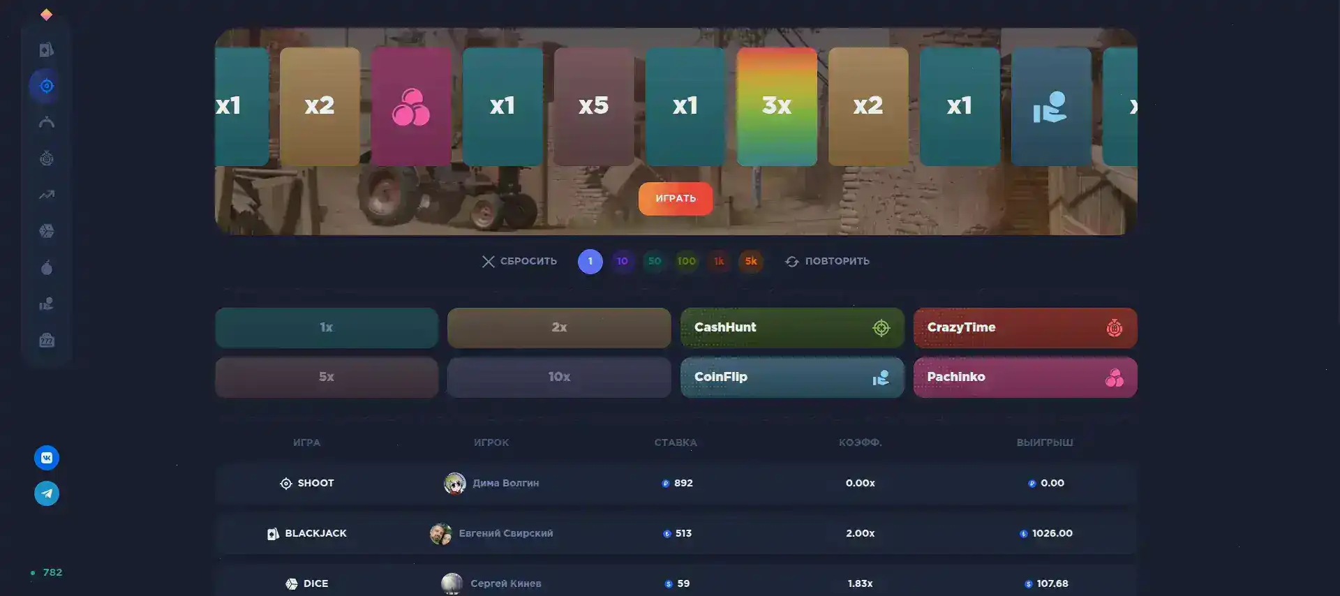 Мобильная версия Слот Геймс на экране смартфона